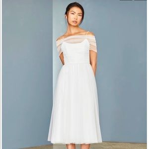 Amsale Tulle Midi Dress - NWT